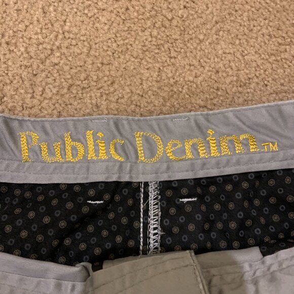 Men's Gray Jeans: Public Denim, Size 42 - Picture 5 of 5